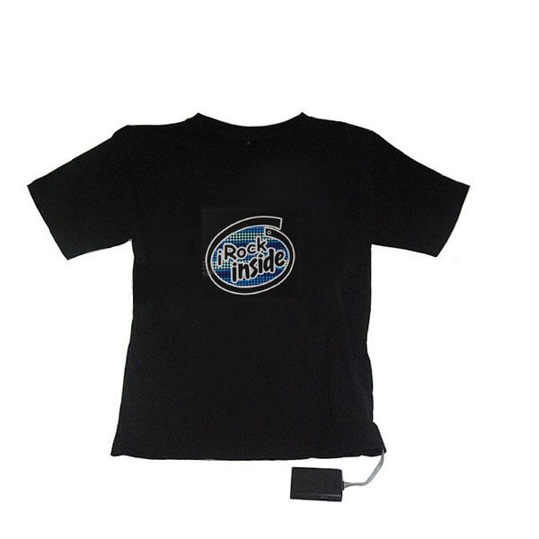 Camisa LED velcro RockInSide