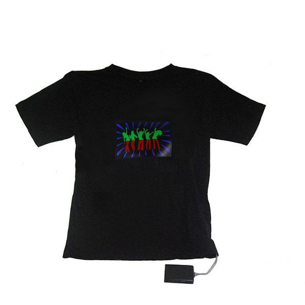 Camisa LED velcro Ravers