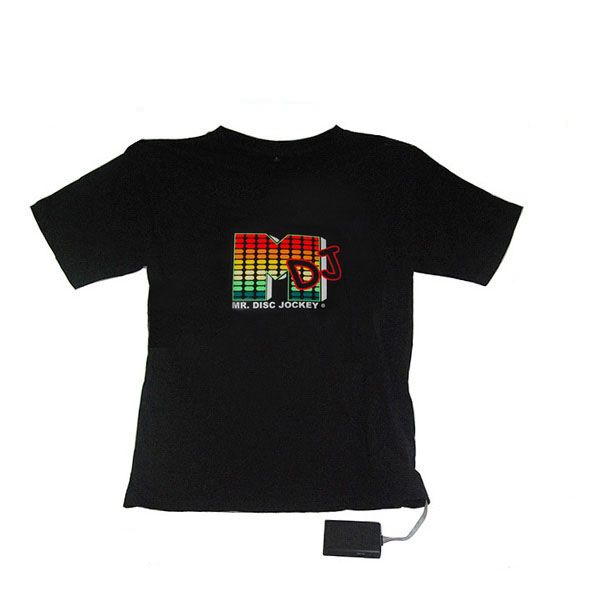 Camisa LED velcro DJ